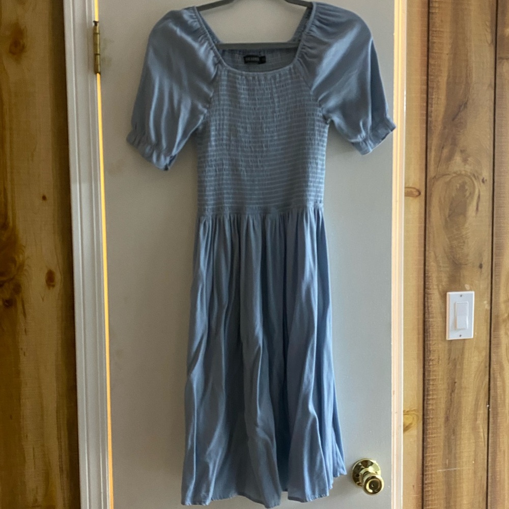 Mikarose Light Blue Midi Dress